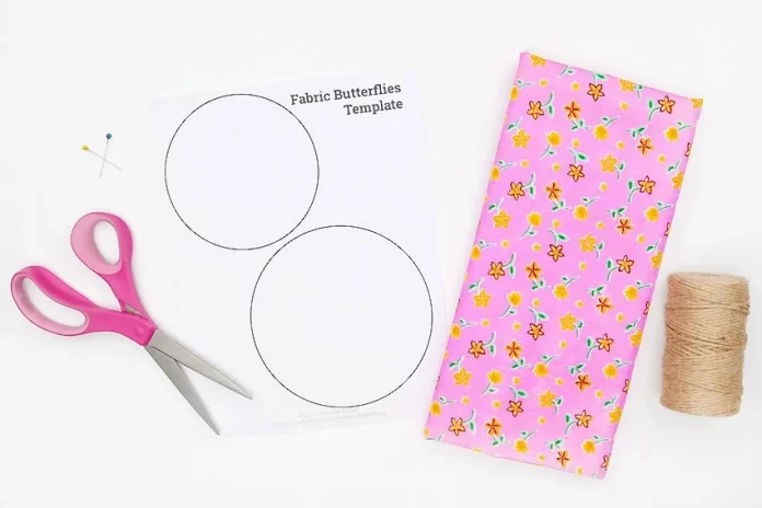easy-fabric-butterflies-tutorial-for-kids-instruction-1 fabric butterflies kids craft instruction image 1