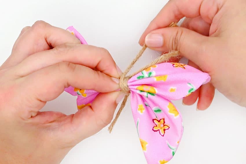 fabric butterflies kids craft instruction image 17