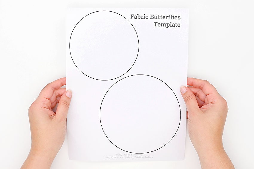 fabric butterflies kids craft instruction image 2