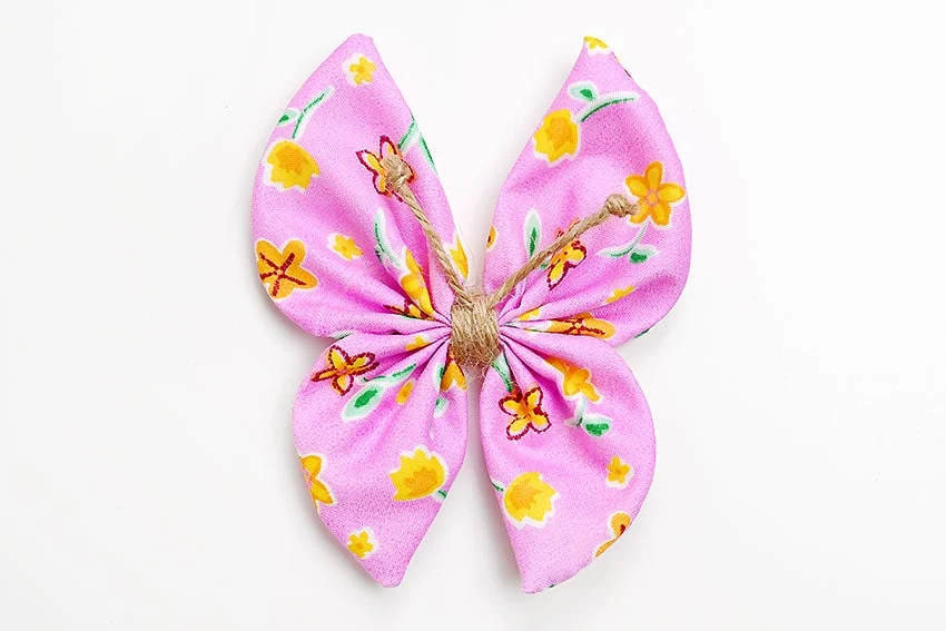 fabric butterflies kids craft instruction image 20