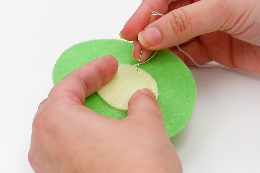 felt fruit coasters kids craft instruction image 4