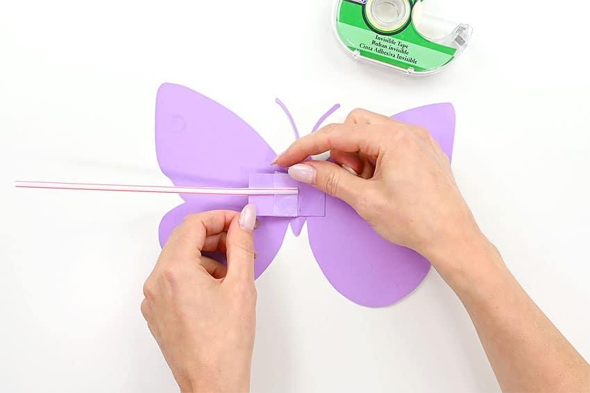 flapping butterfly kids craft instruction image 14