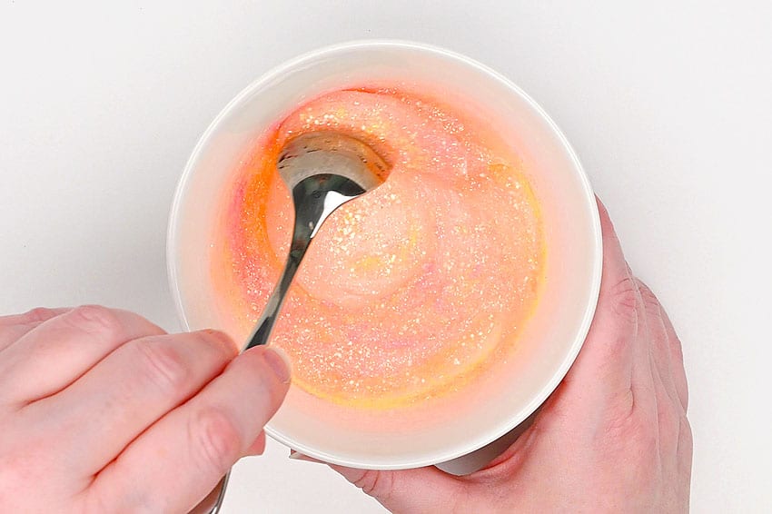 fruit slime kids craft instruction image 5