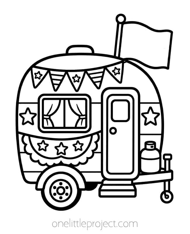 july coloring pages kids craft instruction image 4