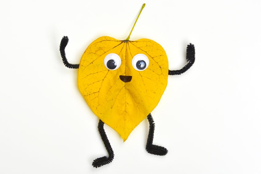 leaf people kids craft instruction image 11