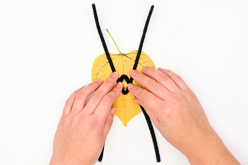 leaf people kids craft instruction image 5