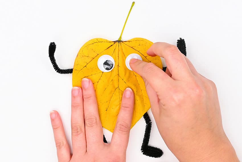 leaf people kids craft instruction image 9