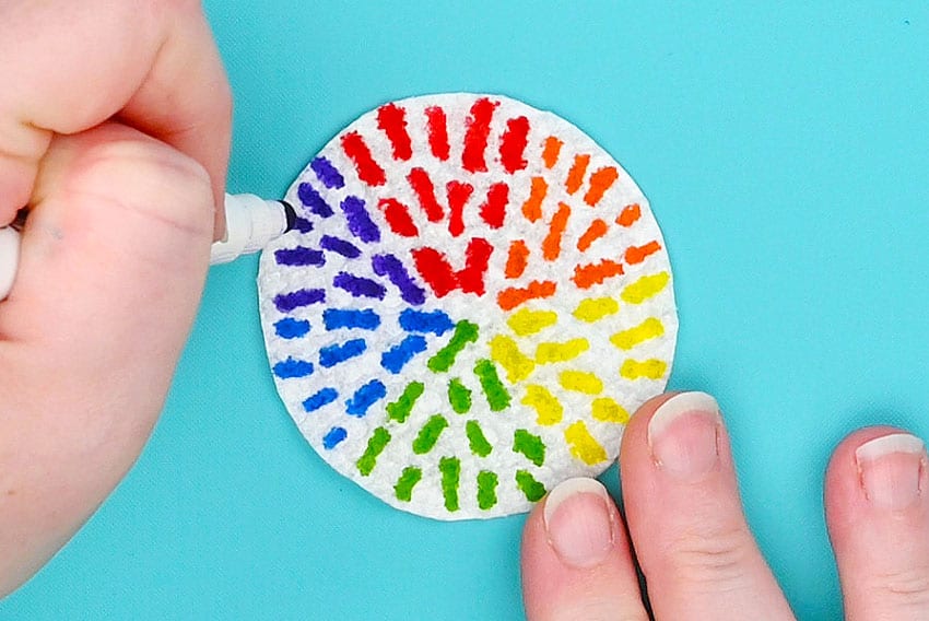 magic milk art kids craft instruction image 5