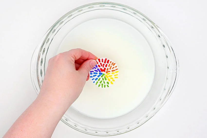 magic milk art kids craft instruction image 9