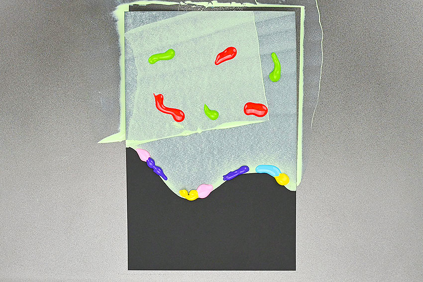 northern lights squeegee painting painting craft instruction image 15