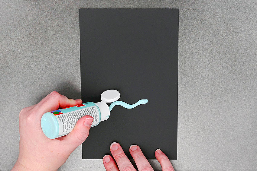 northern lights squeegee painting painting craft instruction image 3