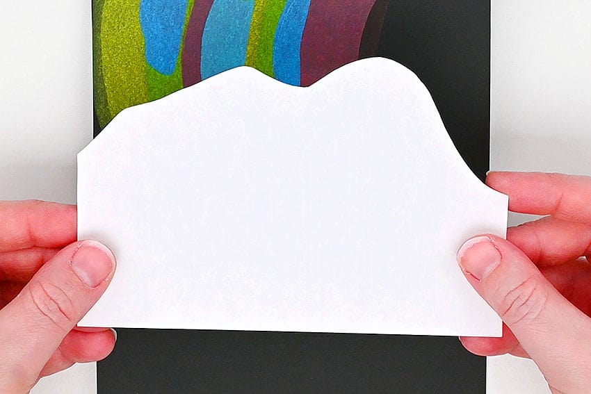 northern lights squeegee painting painting craft instruction image 9