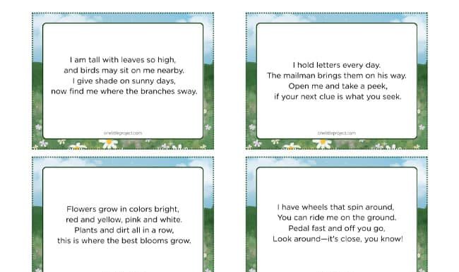 Easy Outdoor Scavenger Hunt Tutorial for Kids outdoor scavenger hunt kids craft instruction image 1