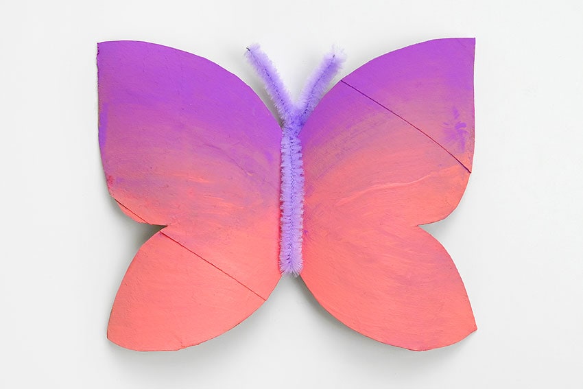 paper roll butterfly paper craft instruction image 14