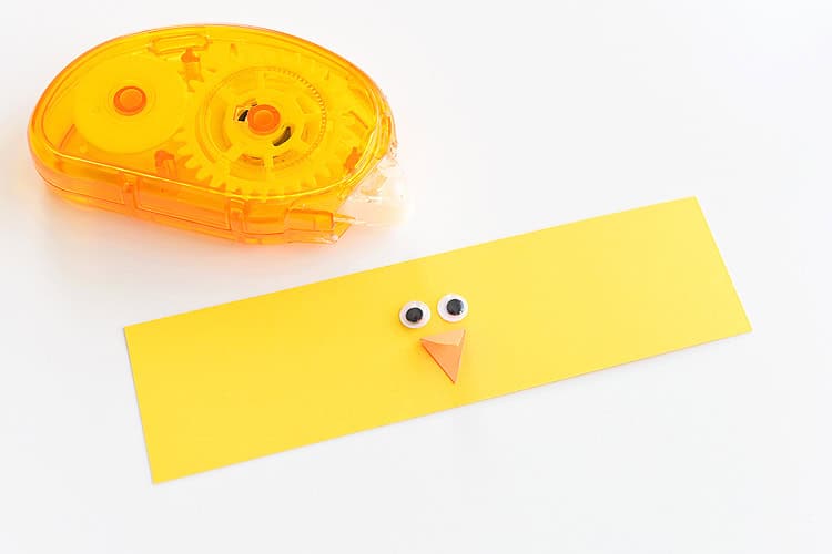 paper roll chicks paper craft instruction image 3