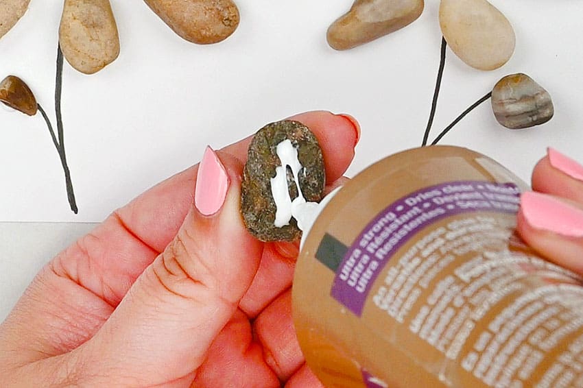 pebble art kids craft instruction image 10
