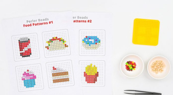 Easy Perler Bead Food Tutorial for Kids perler bead food kids craft instruction image 1
