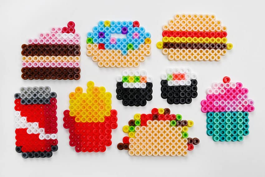perler bead food kids craft instruction image 12