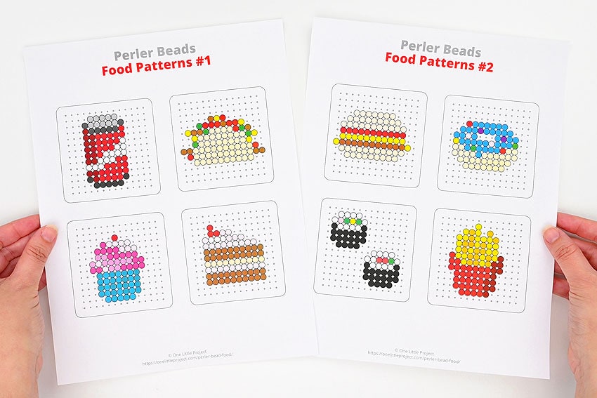 perler bead food kids craft instruction image 2