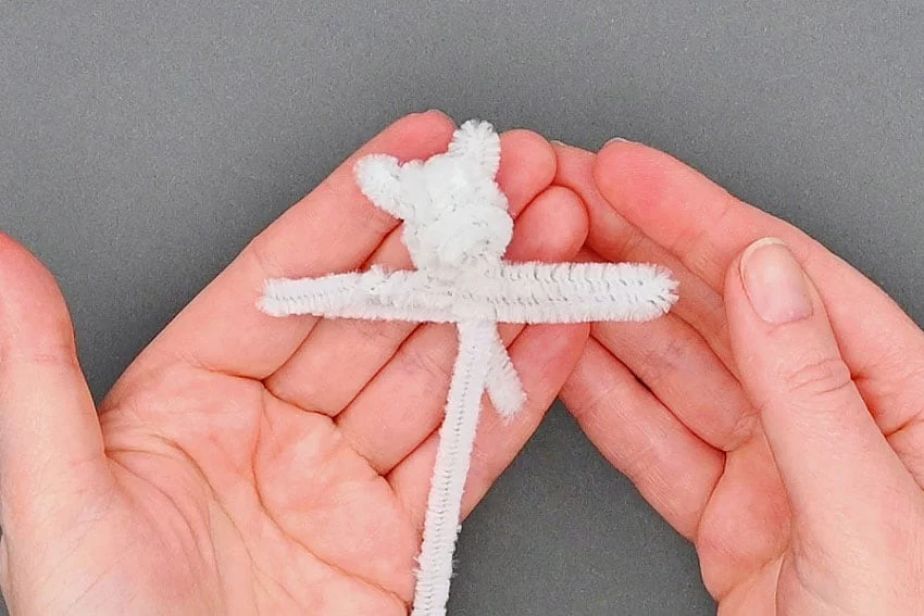pipe cleaner dog kids craft instruction image 11