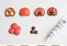 Easy Pretzel Ladybugs And Bumblebees Tutorial for Kids pretzel ladybugs and bumblebees kids craft finished craft