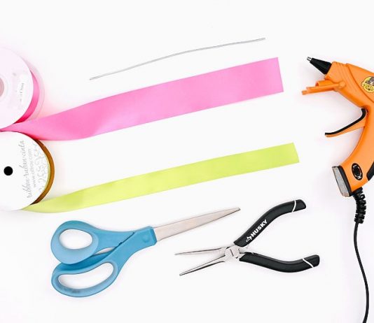 Easy Ribbon Rose Tutorial for Kids ribbon rose kids craft instruction image 1