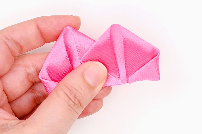 ribbon rose kids craft instruction image 11