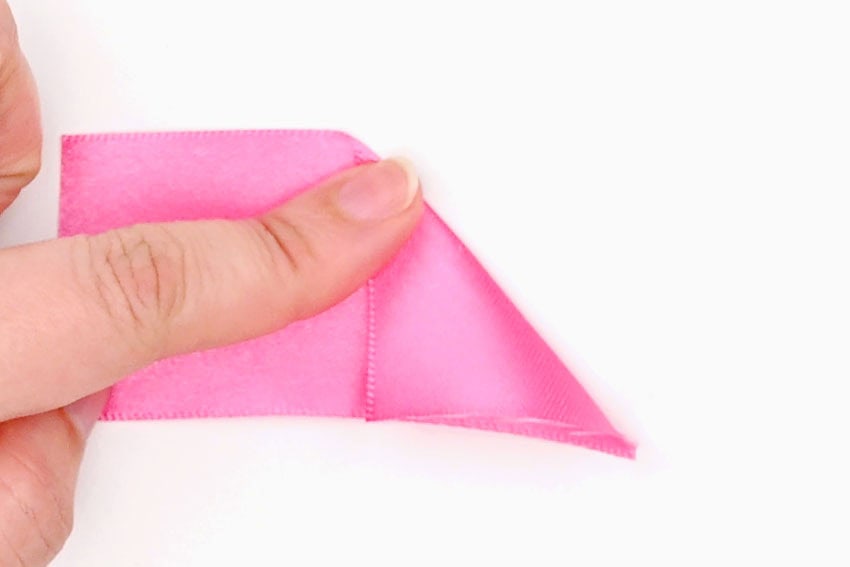 ribbon rose kids craft instruction image 3