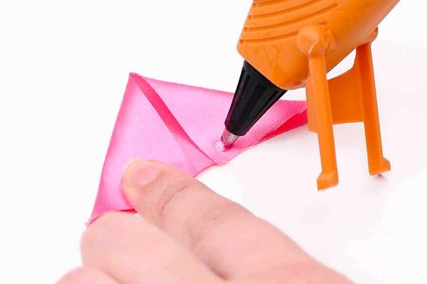 ribbon rose kids craft instruction image 7