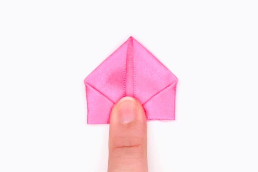 ribbon rose kids craft instruction image 8