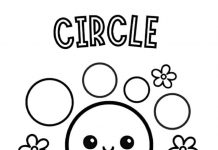 Easy Shapes Coloring Pages Tutorial for Kids shapes coloring pages kids craft instruction image 1