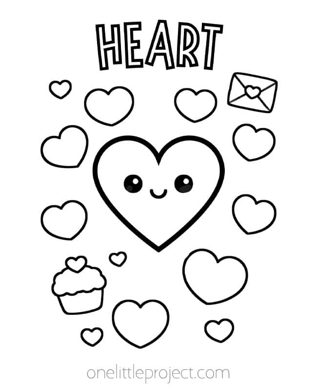 shapes coloring pages kids craft instruction image 4