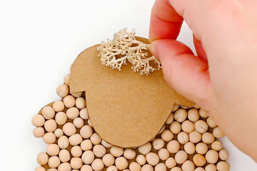 sheep bean art kids craft instruction image 10