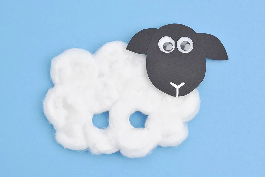 sheep kids craft instruction image 14