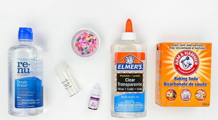 Easy Spring Slime Tutorial for Kids spring slime kids craft instruction image 1