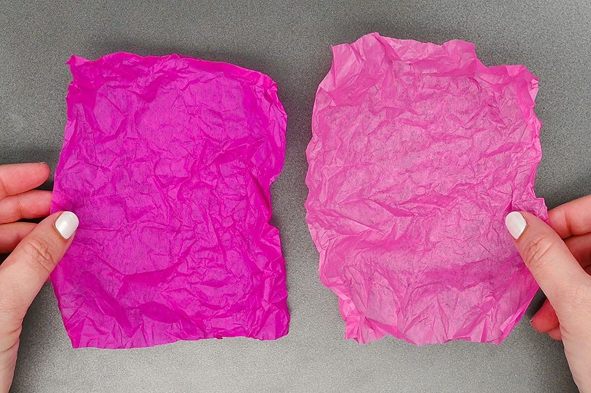 tissue paper dyed easter eggs paper craft instruction image 3