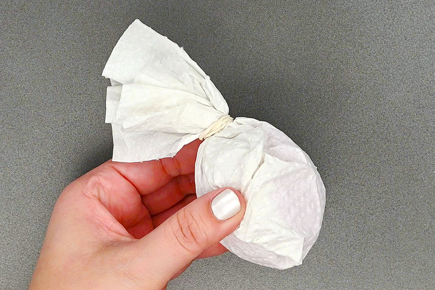 tissue paper dyed easter eggs paper craft instruction image 7