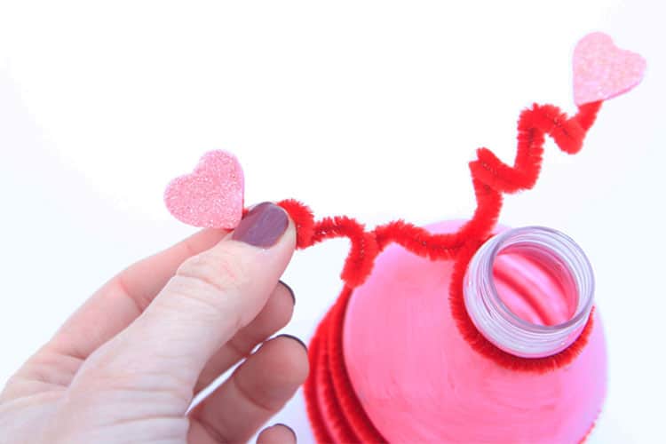 water bottle love bugs kids craft instruction image 6