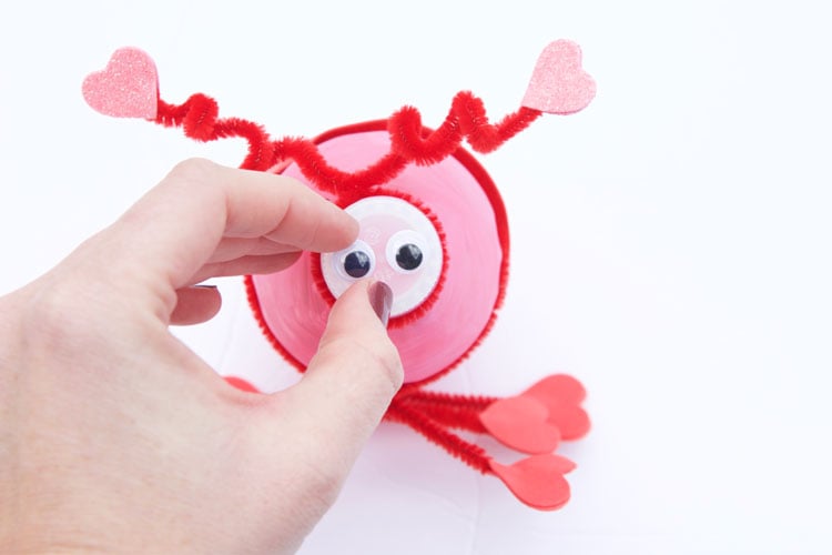 water bottle love bugs kids craft instruction image 7