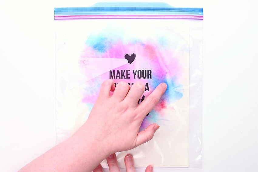watercolor printing using markers kids craft instruction image 10