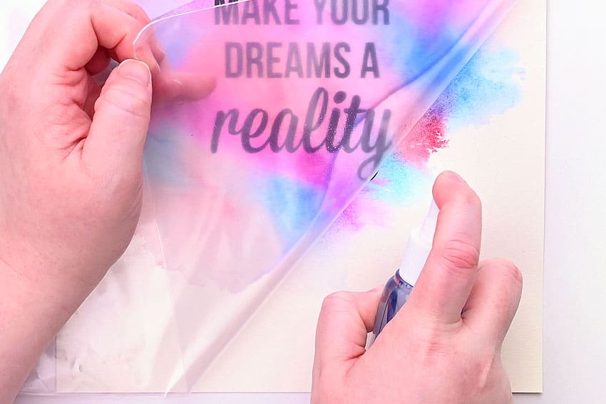 watercolor printing using markers kids craft instruction image 9