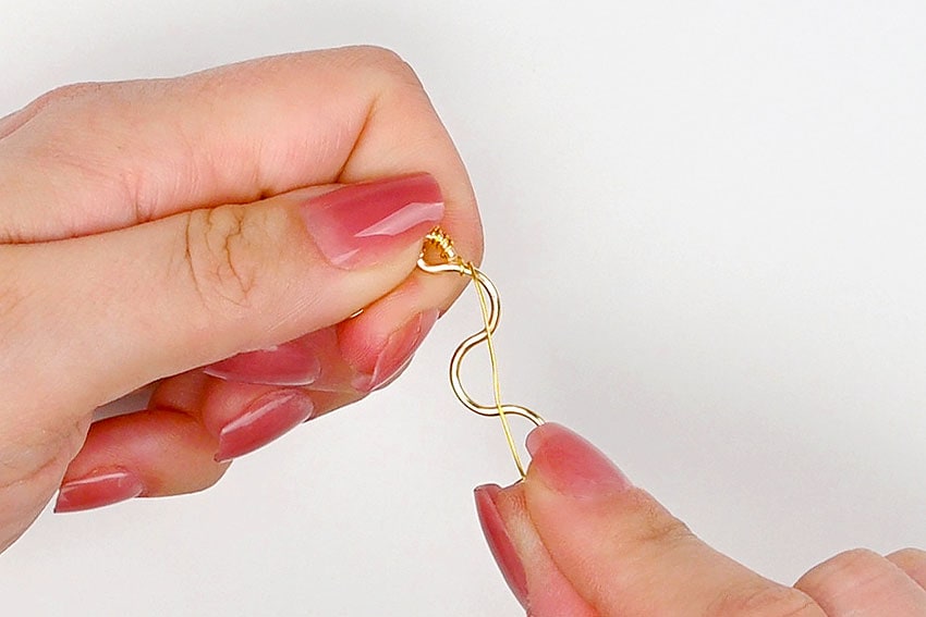 wire wrapped earrings kids craft instruction image 10