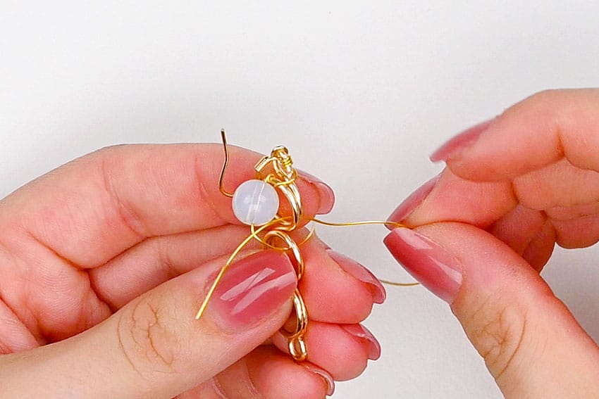 wire wrapped earrings kids craft instruction image 33