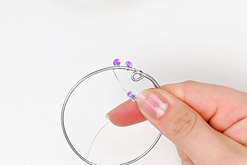 wire wrapped suncatcher kids craft instruction image 11