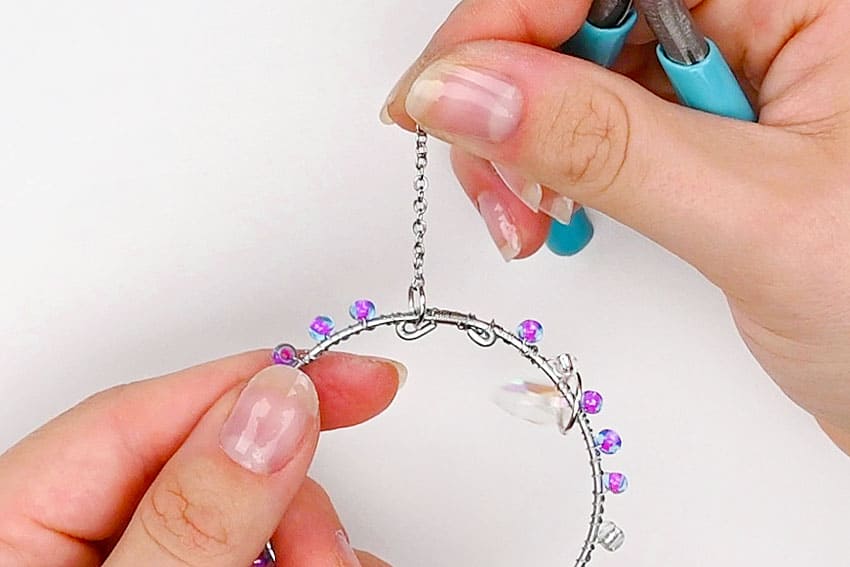 wire wrapped suncatcher kids craft instruction image 19