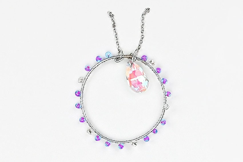 wire wrapped suncatcher kids craft instruction image 20
