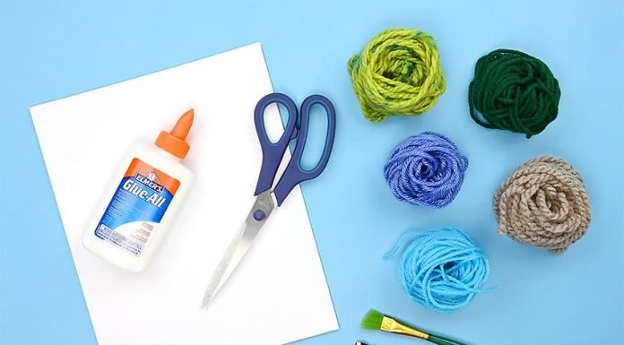 Easy Yarn Art Tutorial for Kids yarn art crochet yarn craft instruction image 1