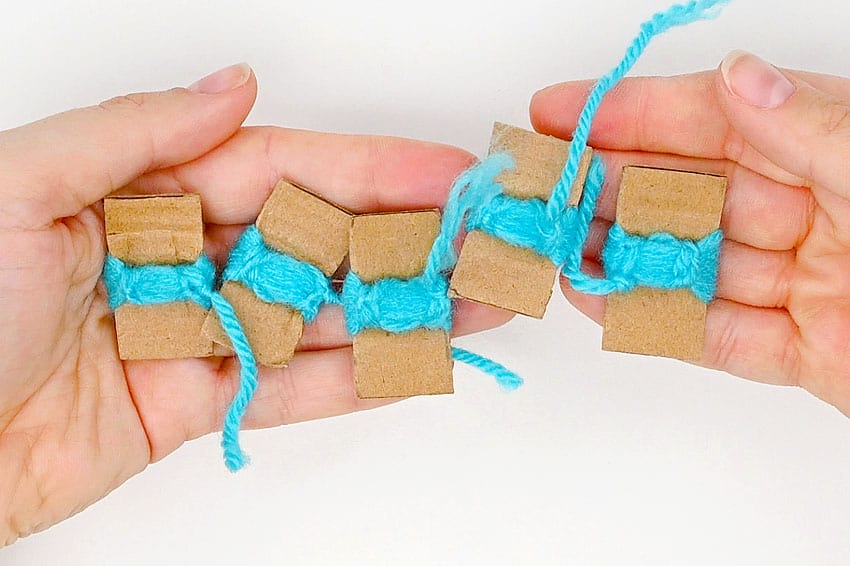 yarn flower crochet yarn craft instruction image 11