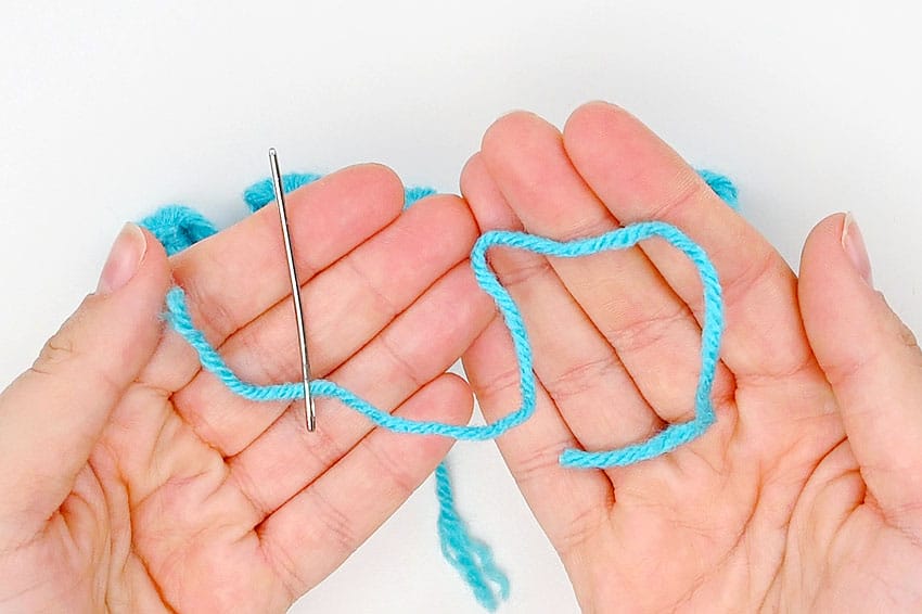 yarn flower crochet yarn craft instruction image 13