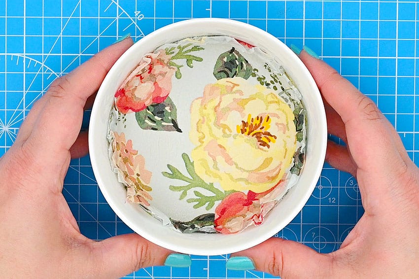 air dry clay bowls kids craft instruction image 13